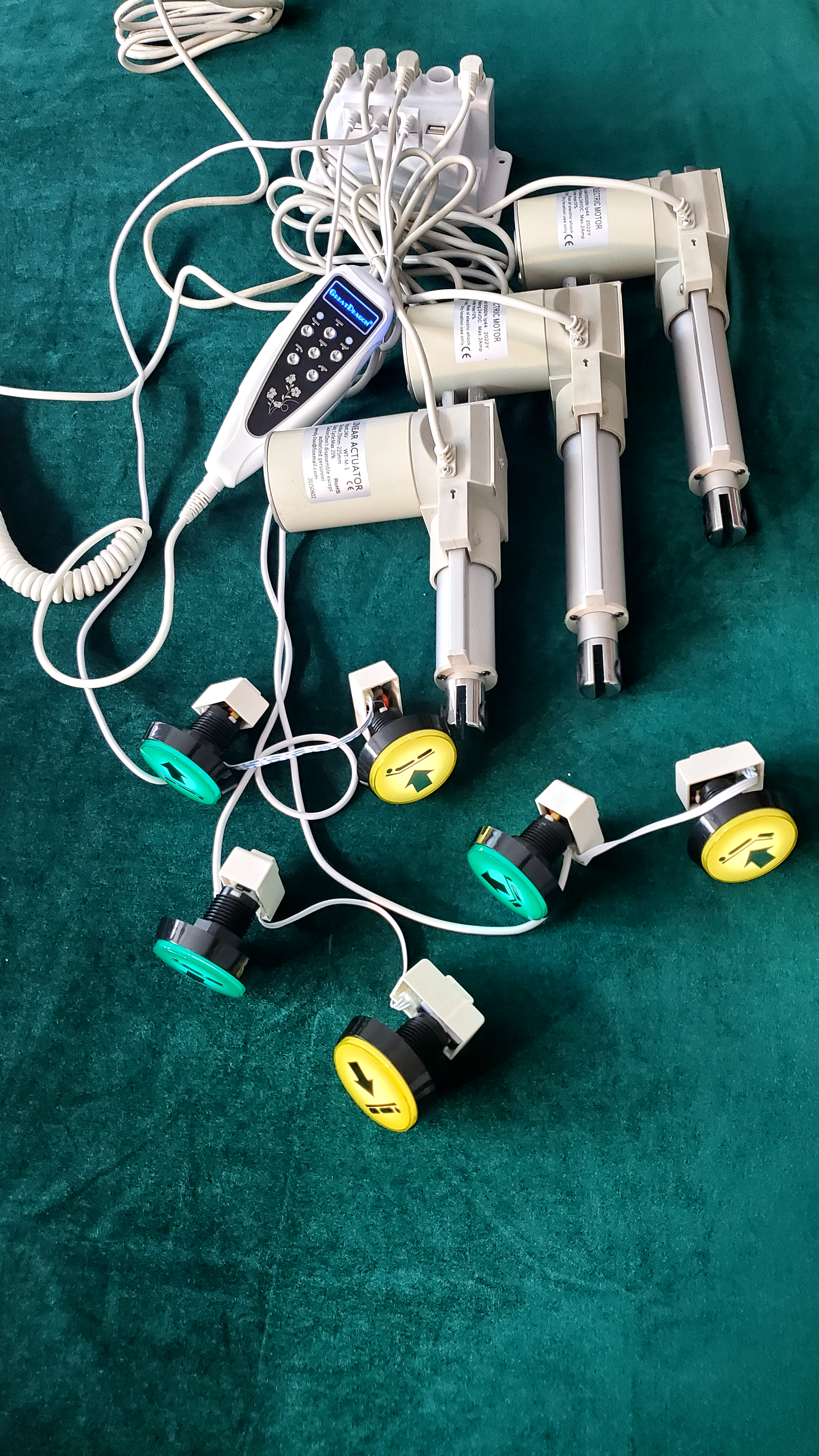 电动床手脚控制器